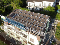 Montage-Schienen für die Solar-Panels